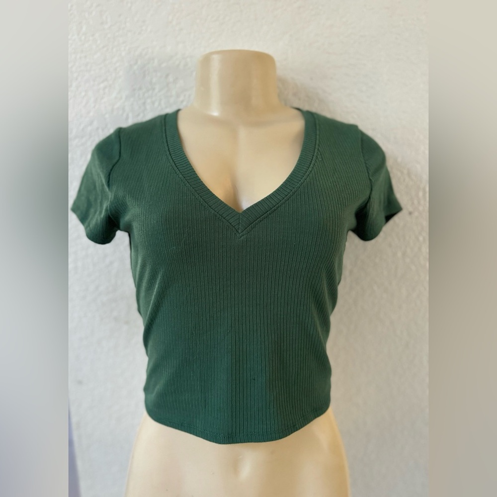 💫 Full Tilt hip hop crop v-neck top y2k